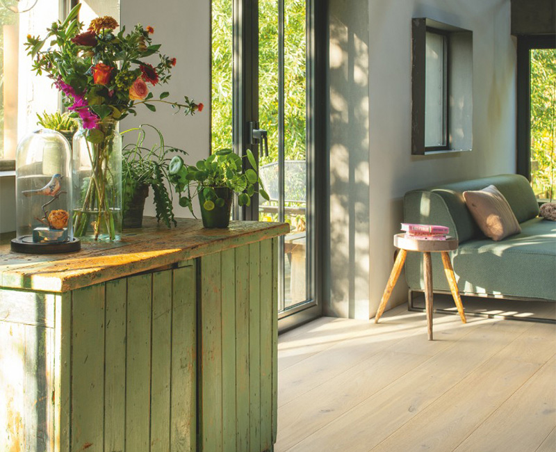 Quick-Step hardwood floors have very low emissions
